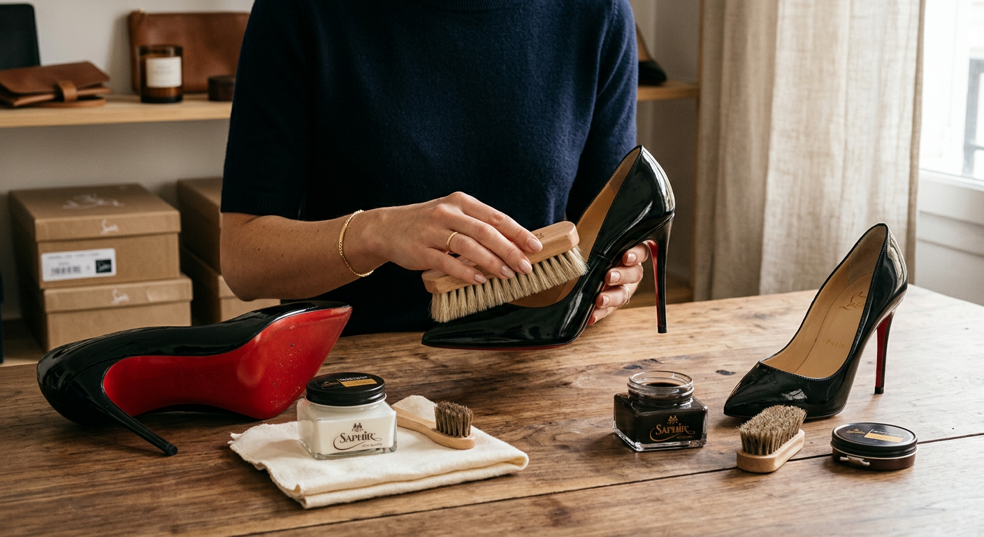 Escarpins en cuir chic entretien